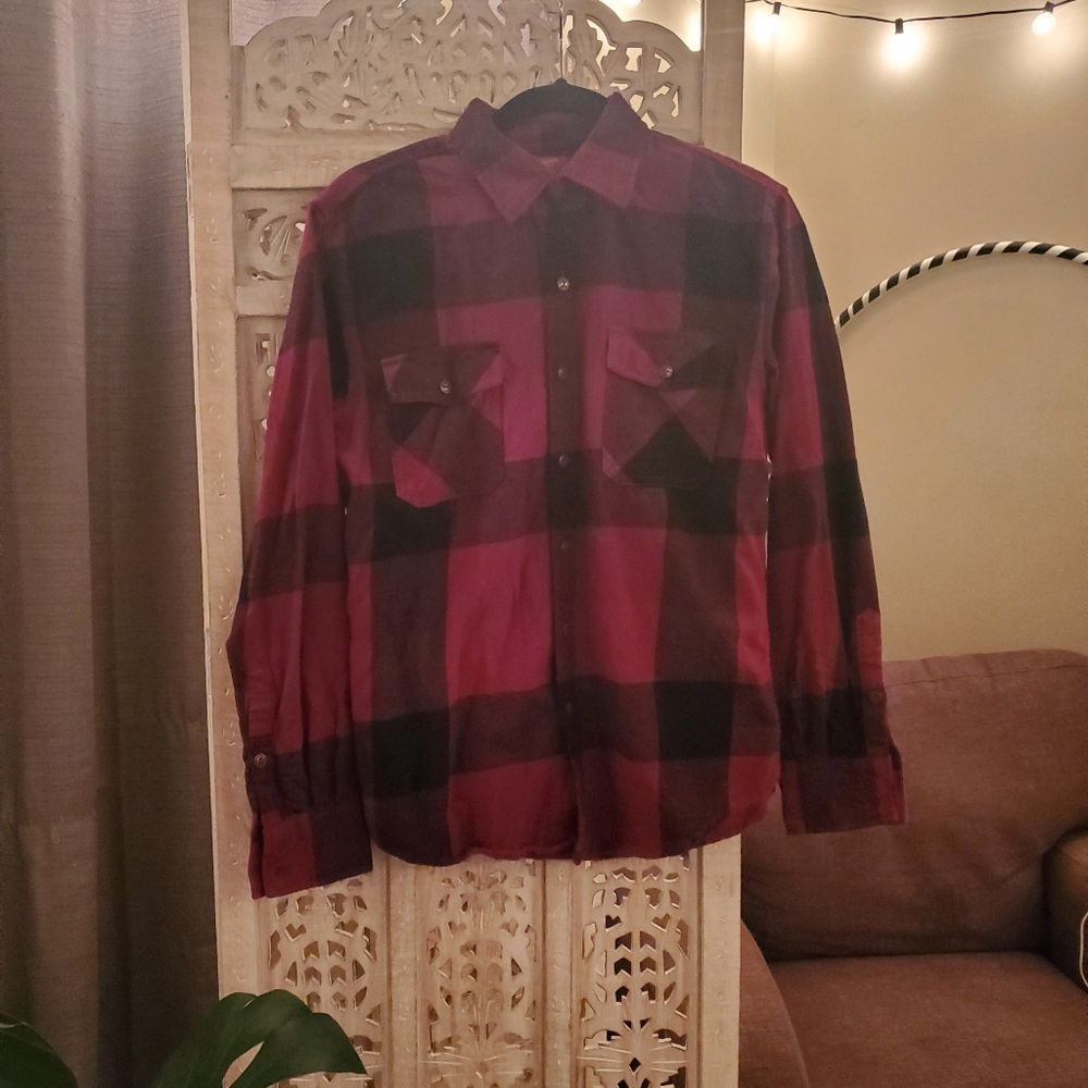Plaid Button Up - image 1